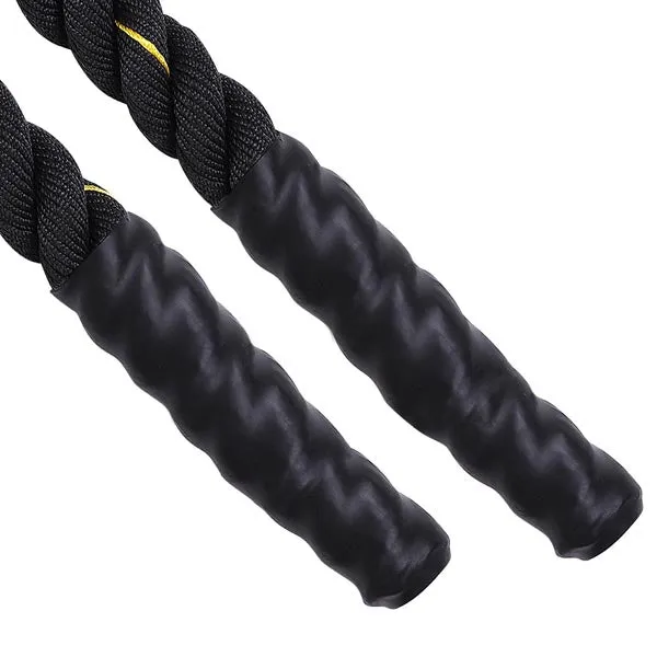 2"x40' Poly Undulation Battling Workout Rope Black
