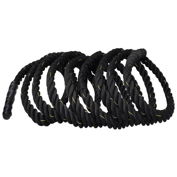 2"x40' Poly Undulation Battling Workout Rope Black