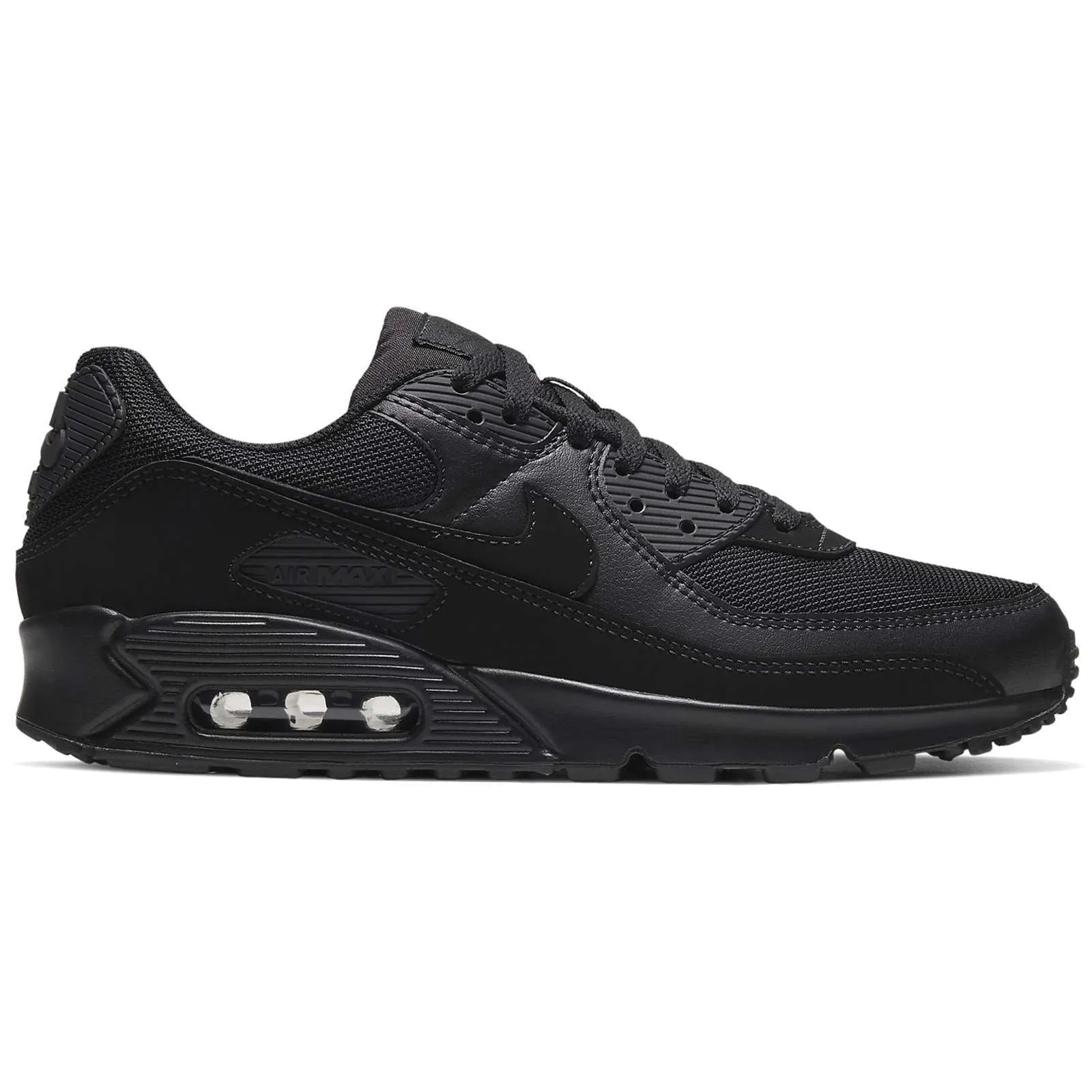 Air Max 90 Textile Leather Men's Low-Top Trainers