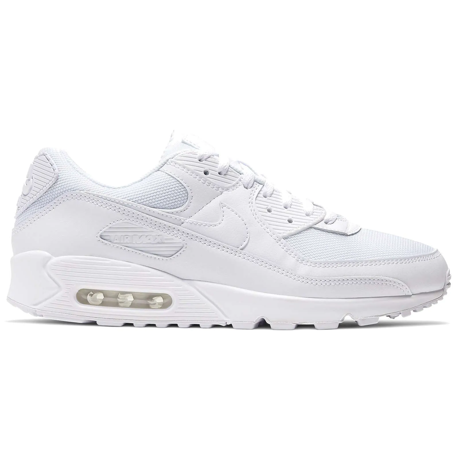 Air Max 90 Textile Leather Men's Low-Top Trainers