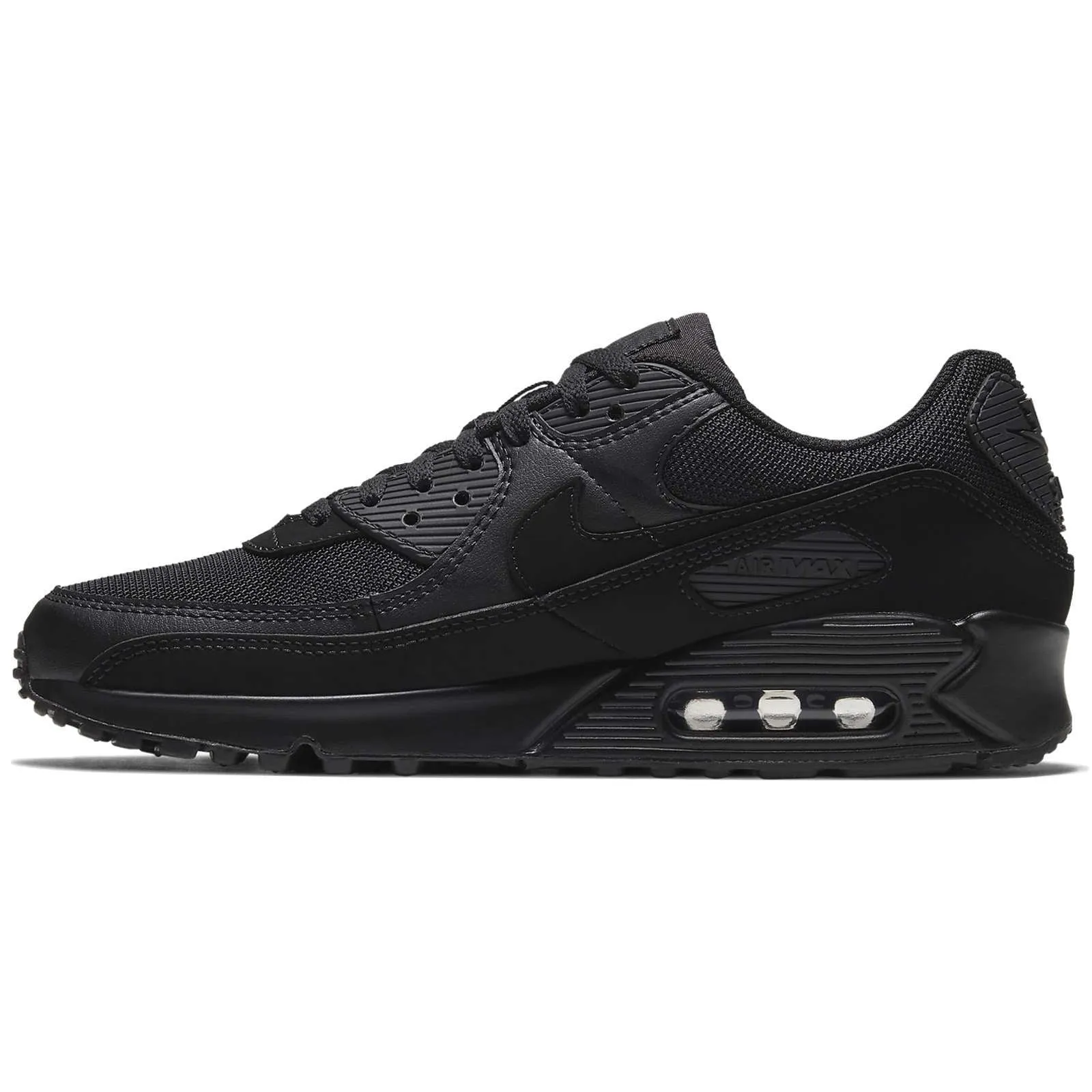 Air Max 90 Textile Leather Men's Low-Top Trainers