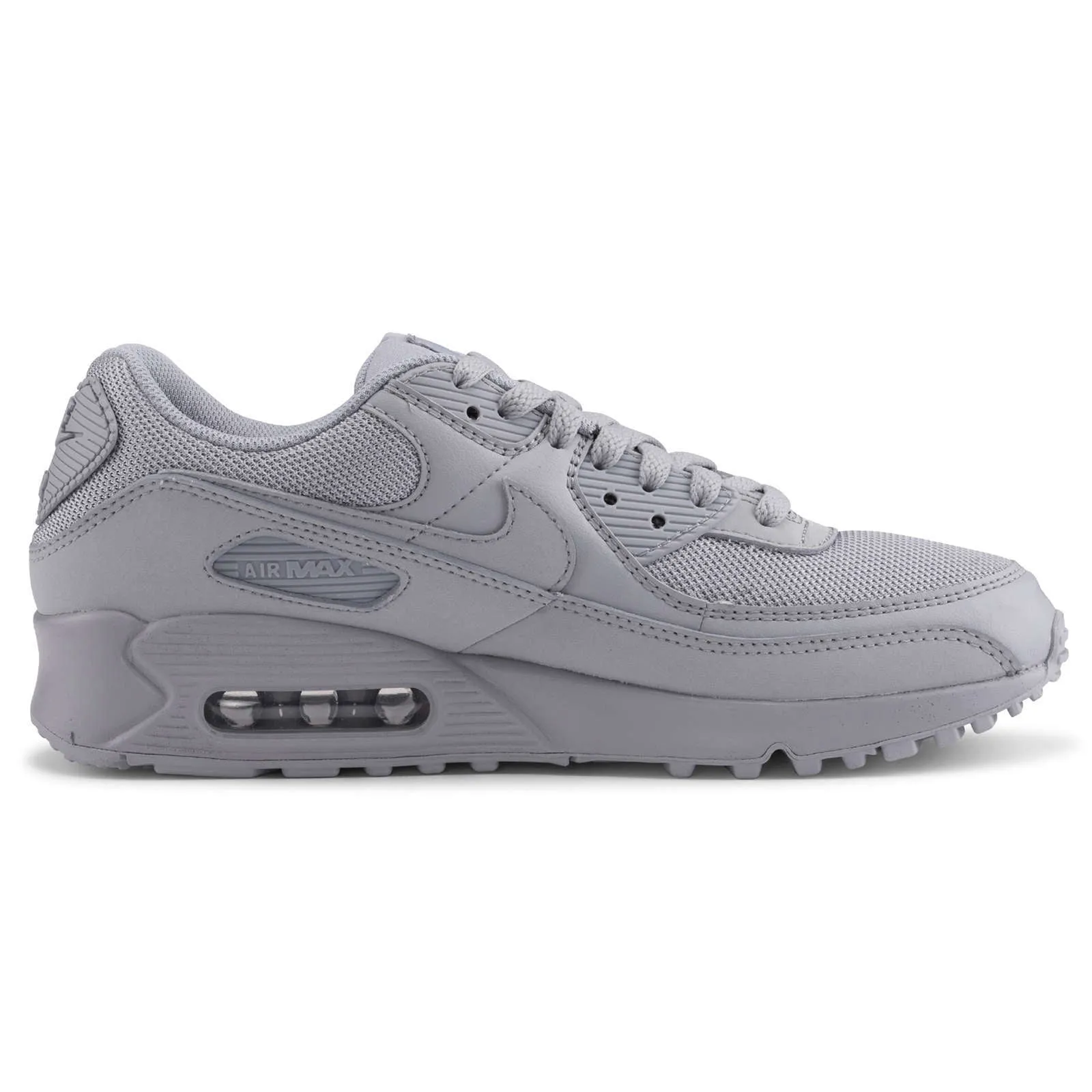 Air Max 90 Textile Leather Men's Low-Top Trainers