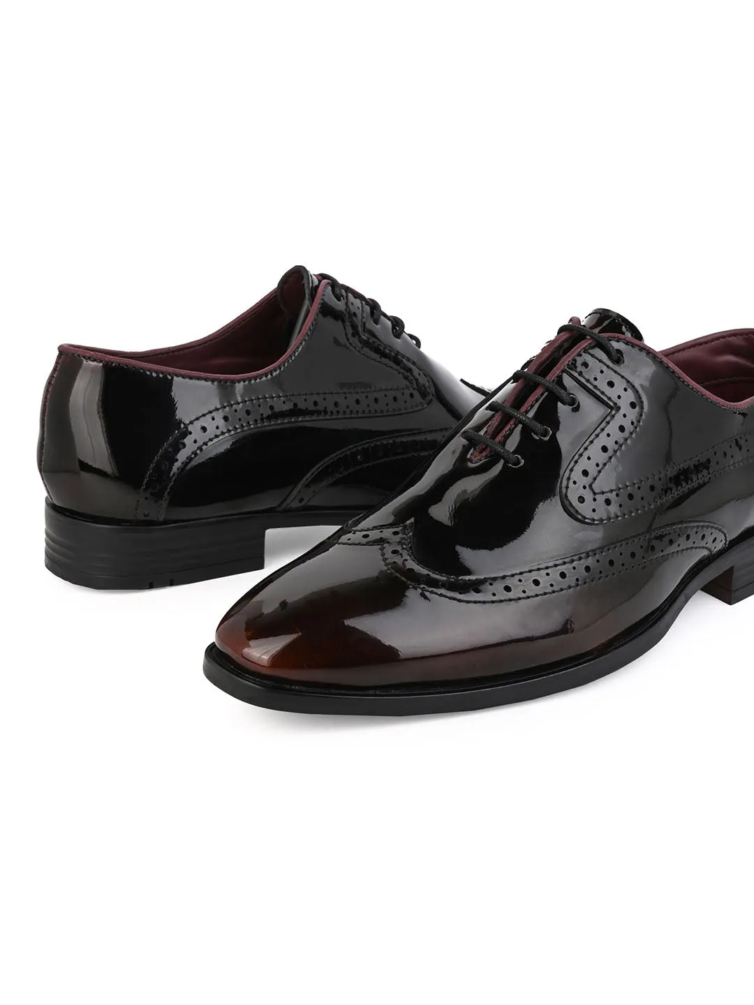 Alberto Torresi Party Wear Patent Formal Shoes
