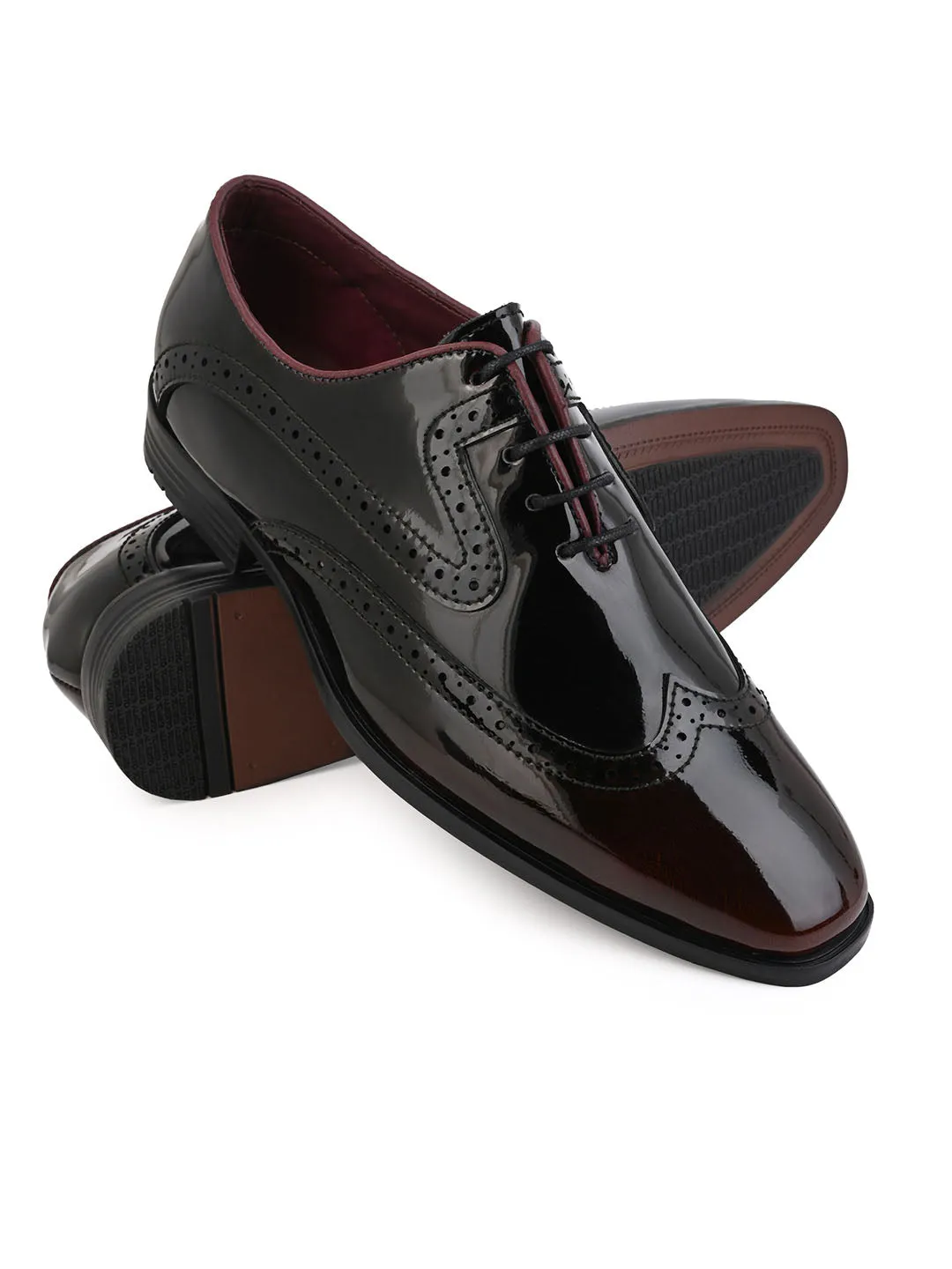 Alberto Torresi Party Wear Patent Formal Shoes