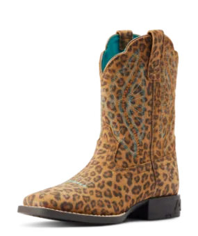ARIAT KIDS PRIMETIME LEOPARD BOOT