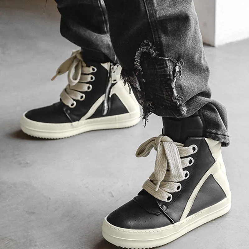 Aule B&W PU Sneakers
