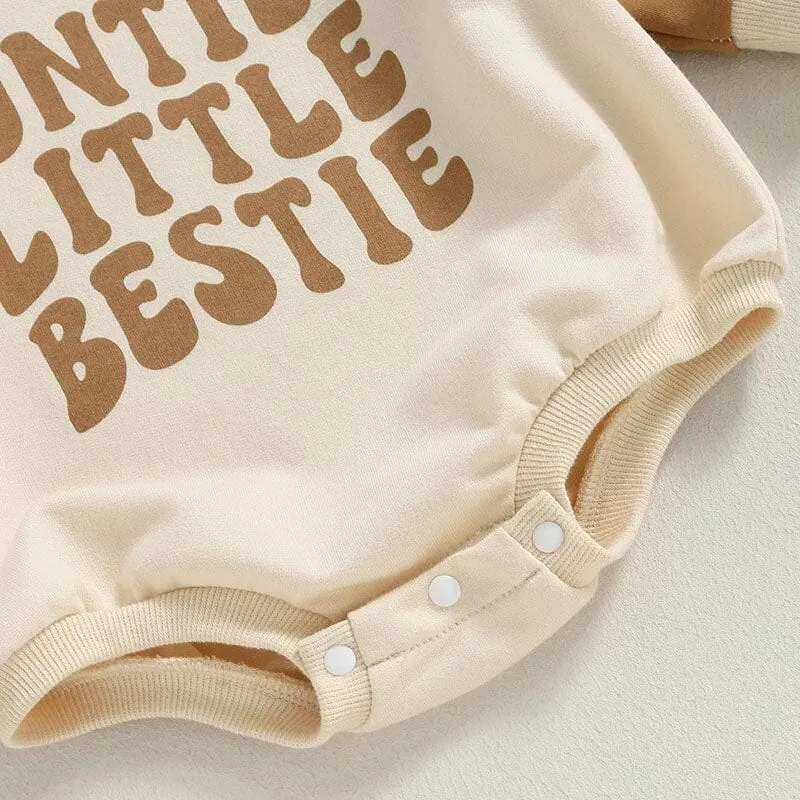 Auntie's Little Bestie Baby Bodysuit