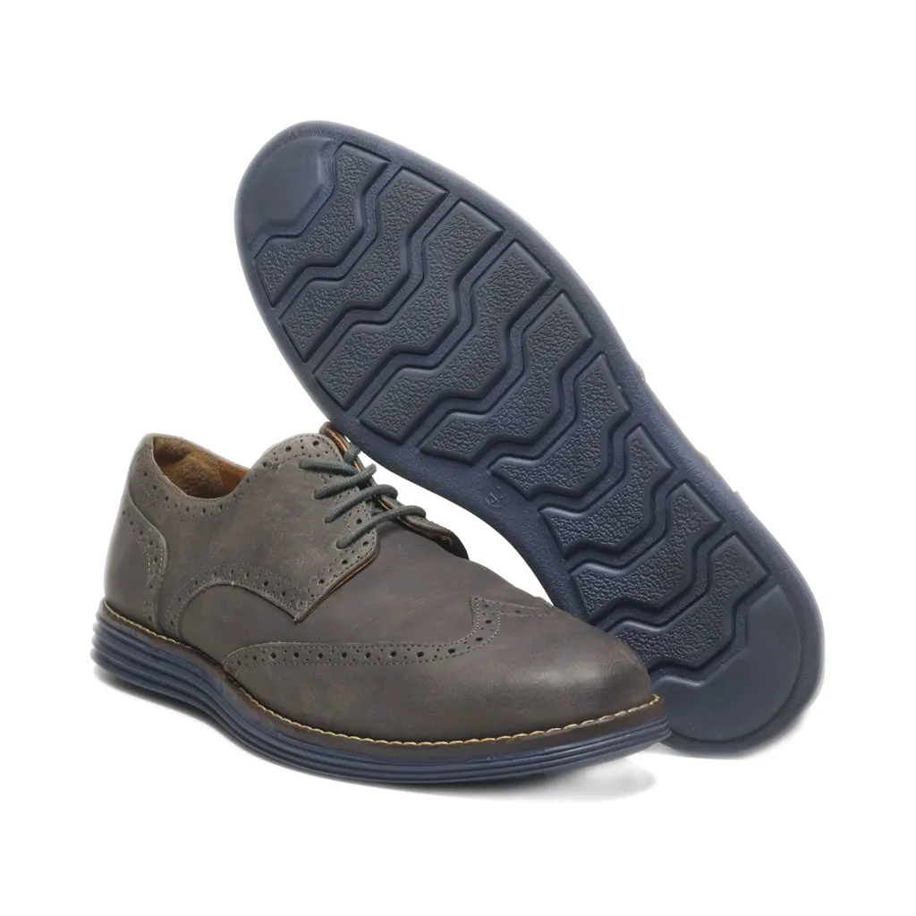 B2 Formal Lace Ups Leather Grey Colour For Men