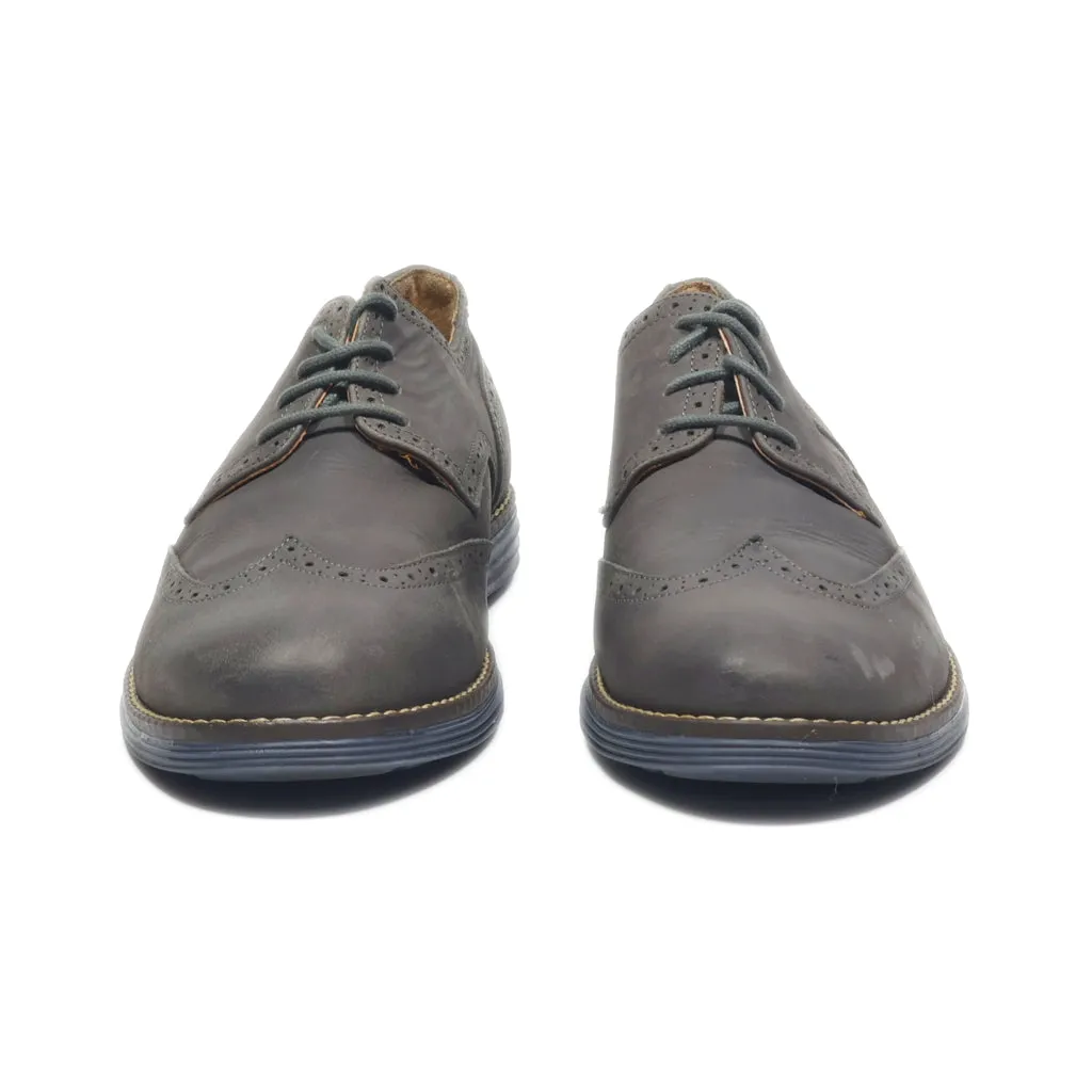 B2 Formal Lace Ups Leather Grey Colour For Men