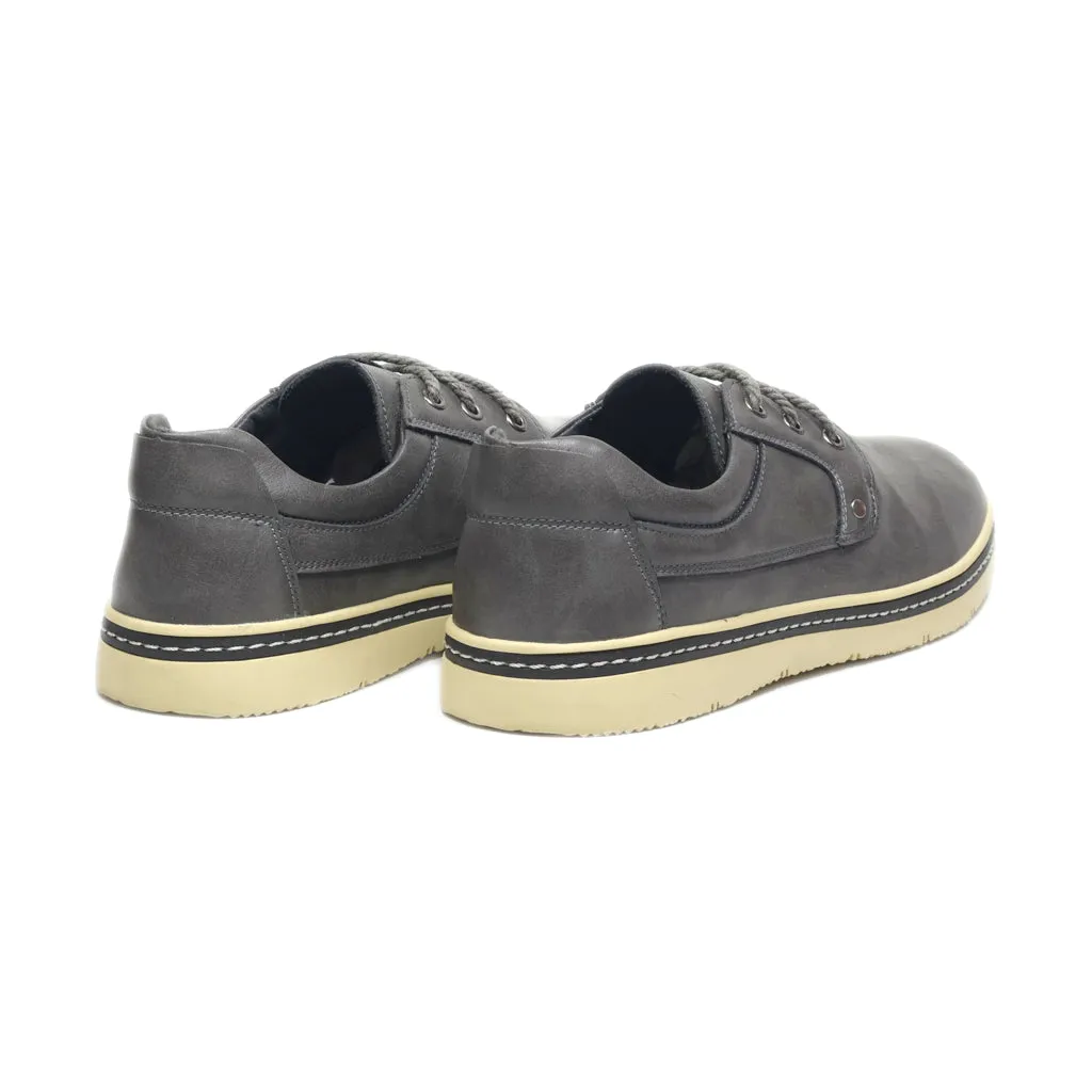 Bcallx Formal Lace Ups Leather Grey Colour For Men