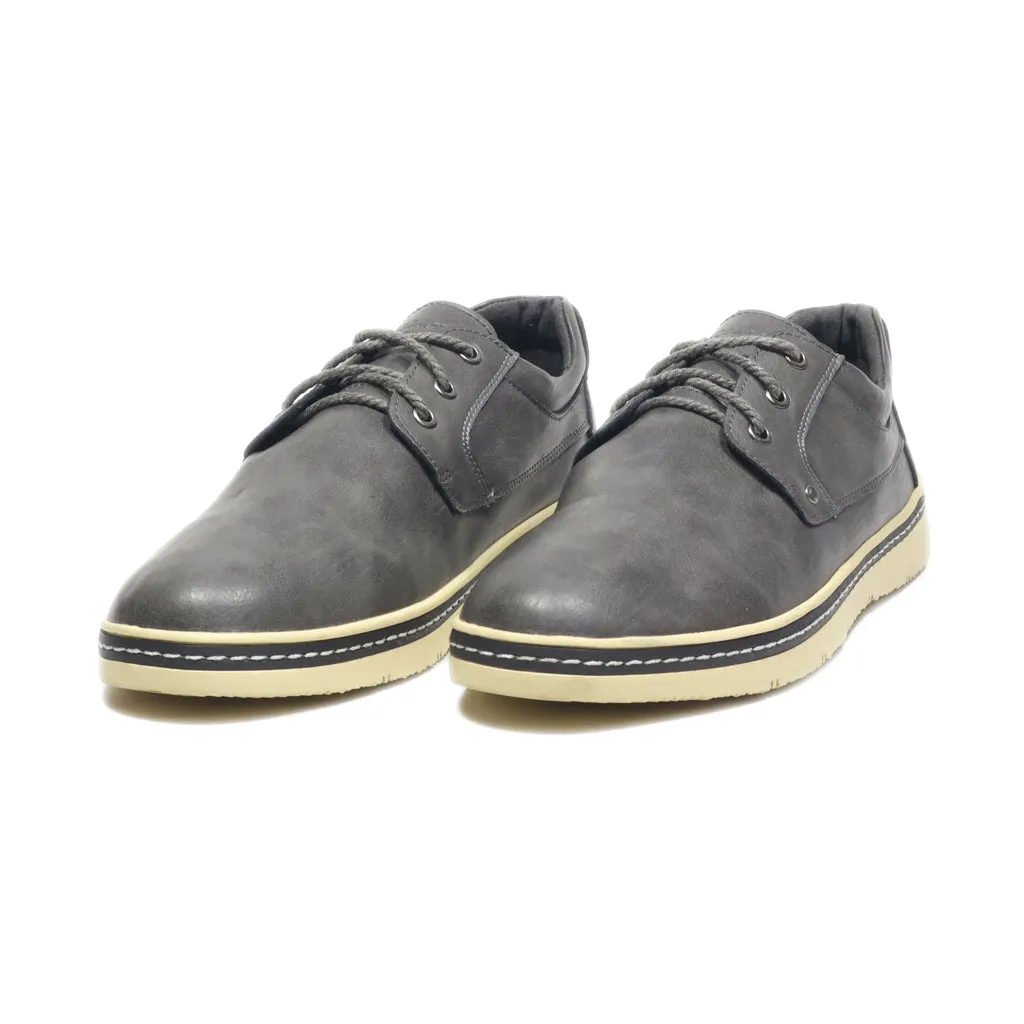 Bcallx Formal Lace Ups Leather Grey Colour For Men