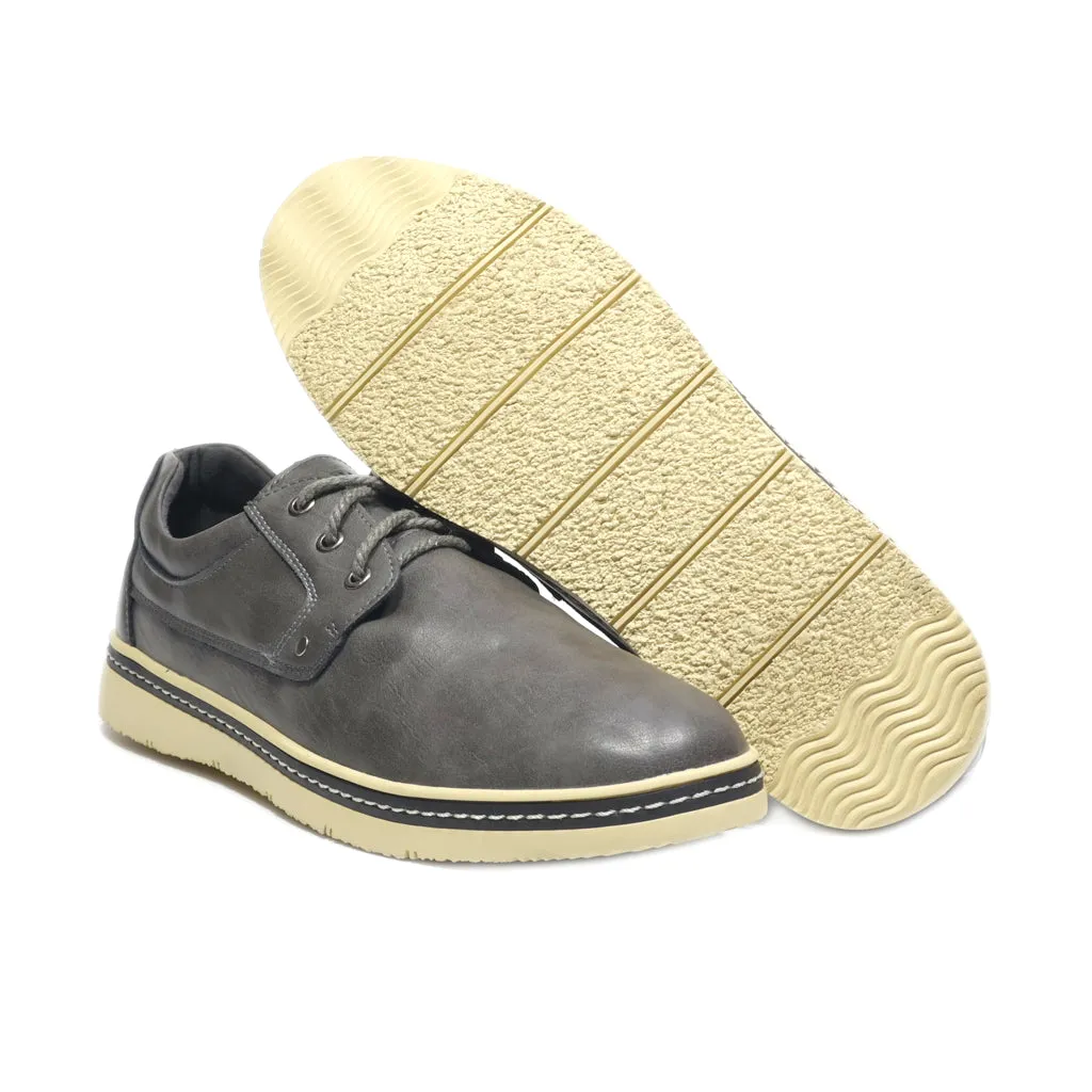 Bcallx Formal Lace Ups Leather Grey Colour For Men