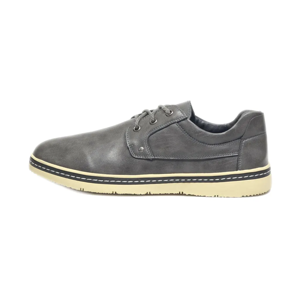 Bcallx Formal Lace Ups Leather Grey Colour For Men