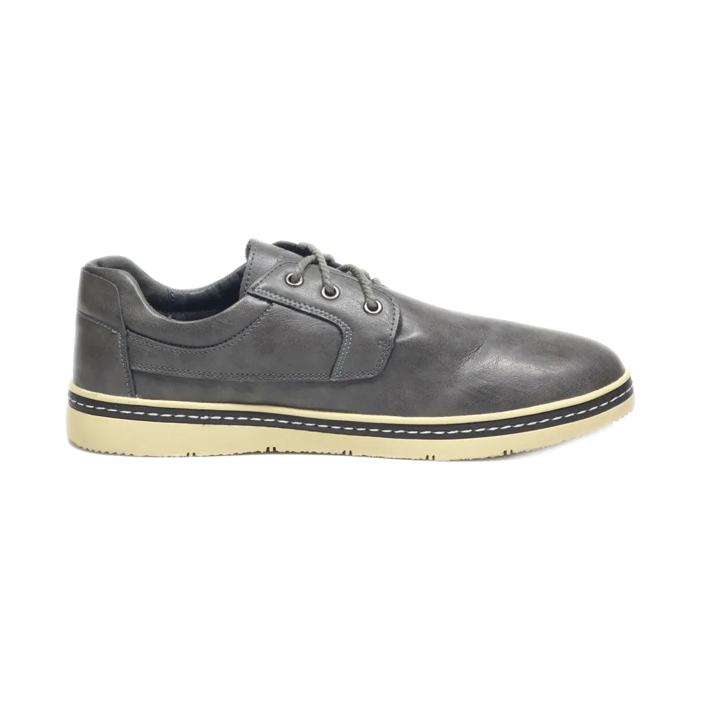 Bcallx Formal Lace Ups Leather Grey Colour For Men