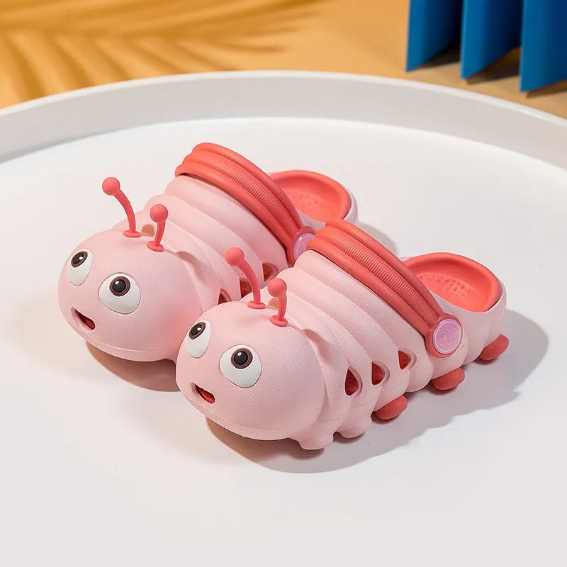 Caterpillar Insect Crocs Sandals