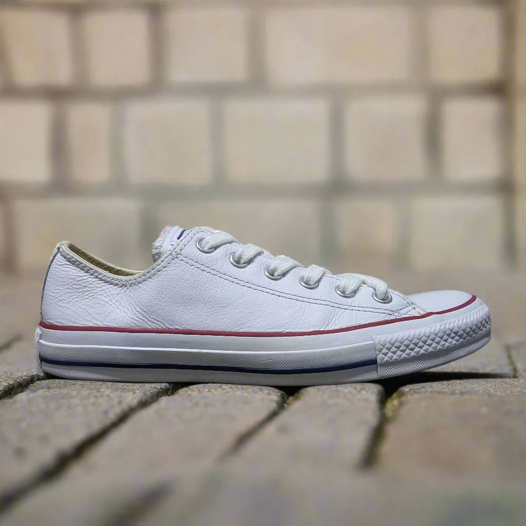 Converse Men's Leather Ox Trainers - White Size UK 6 / EU 39 / US 8