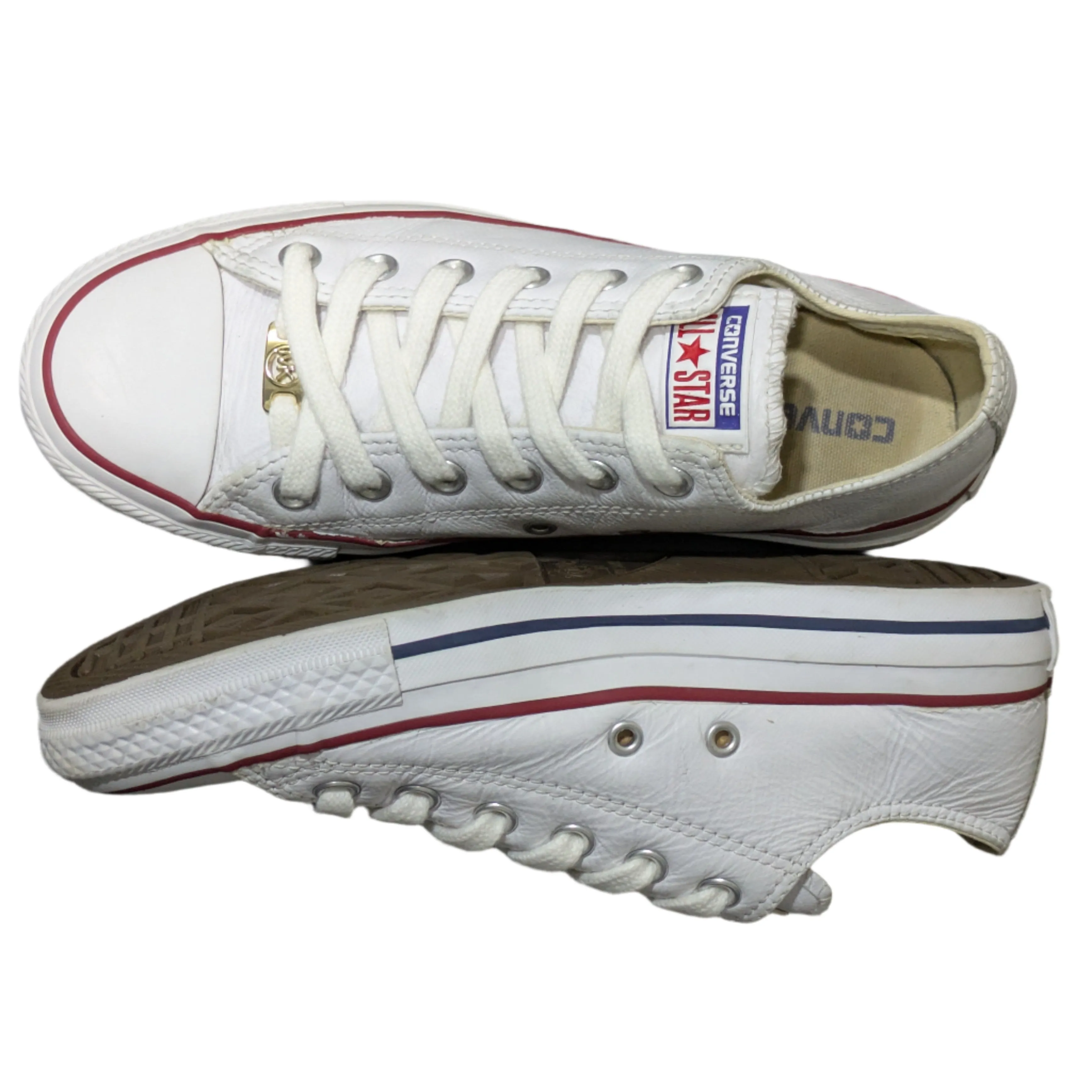 Converse Men's Leather Ox Trainers - White Size UK 6 / EU 39 / US 8