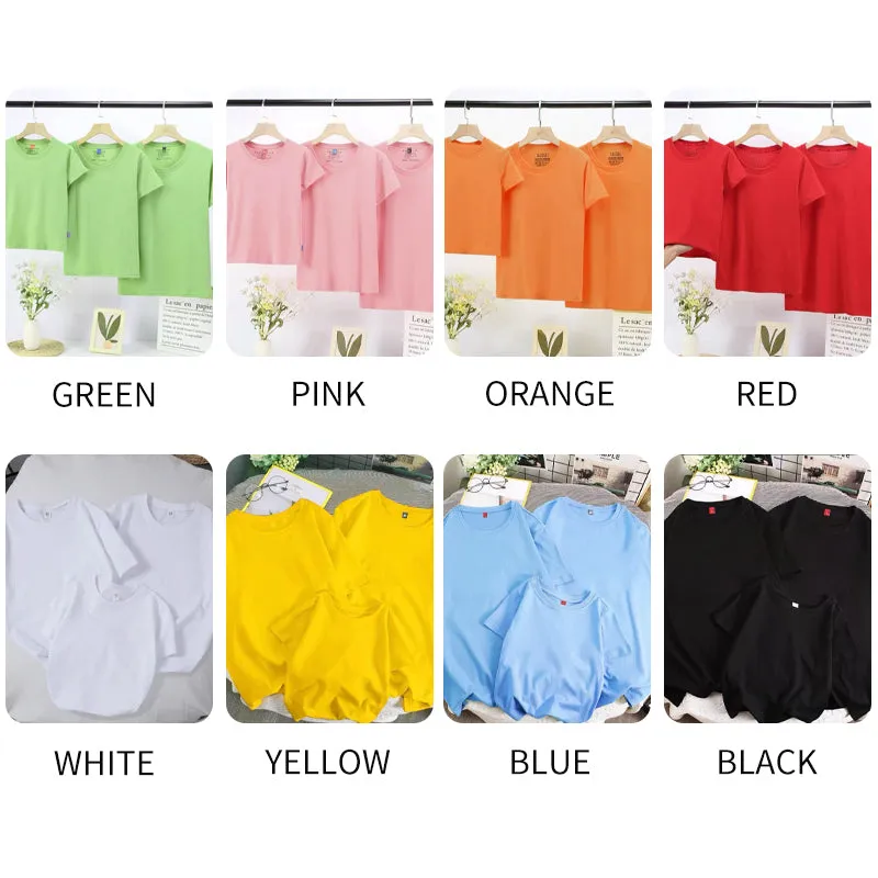 Customized T-shirts for parents and children in summer，Family Matching T-shirt