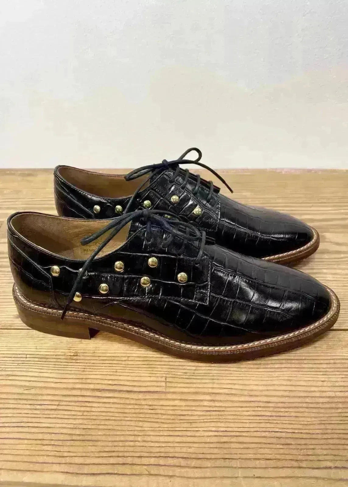 Derbies Call Lace Schmoove Print coco black