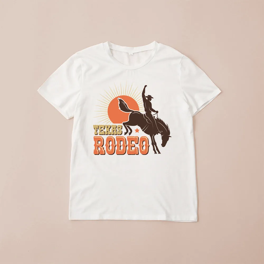 Family Matching Clothes Parent-Child Short Sleeve T-shirt