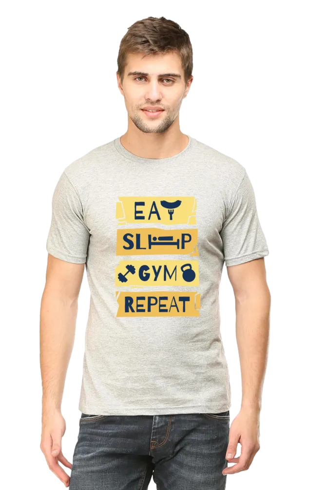 Fitness Anthem Printed T-shirt for men