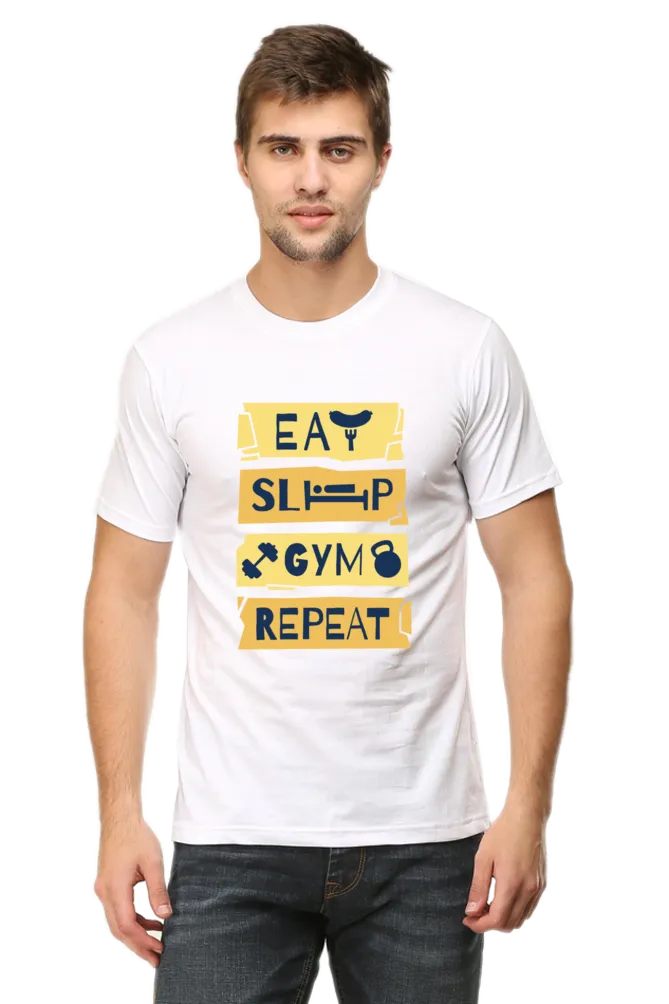 Fitness Anthem Printed T-shirt for men