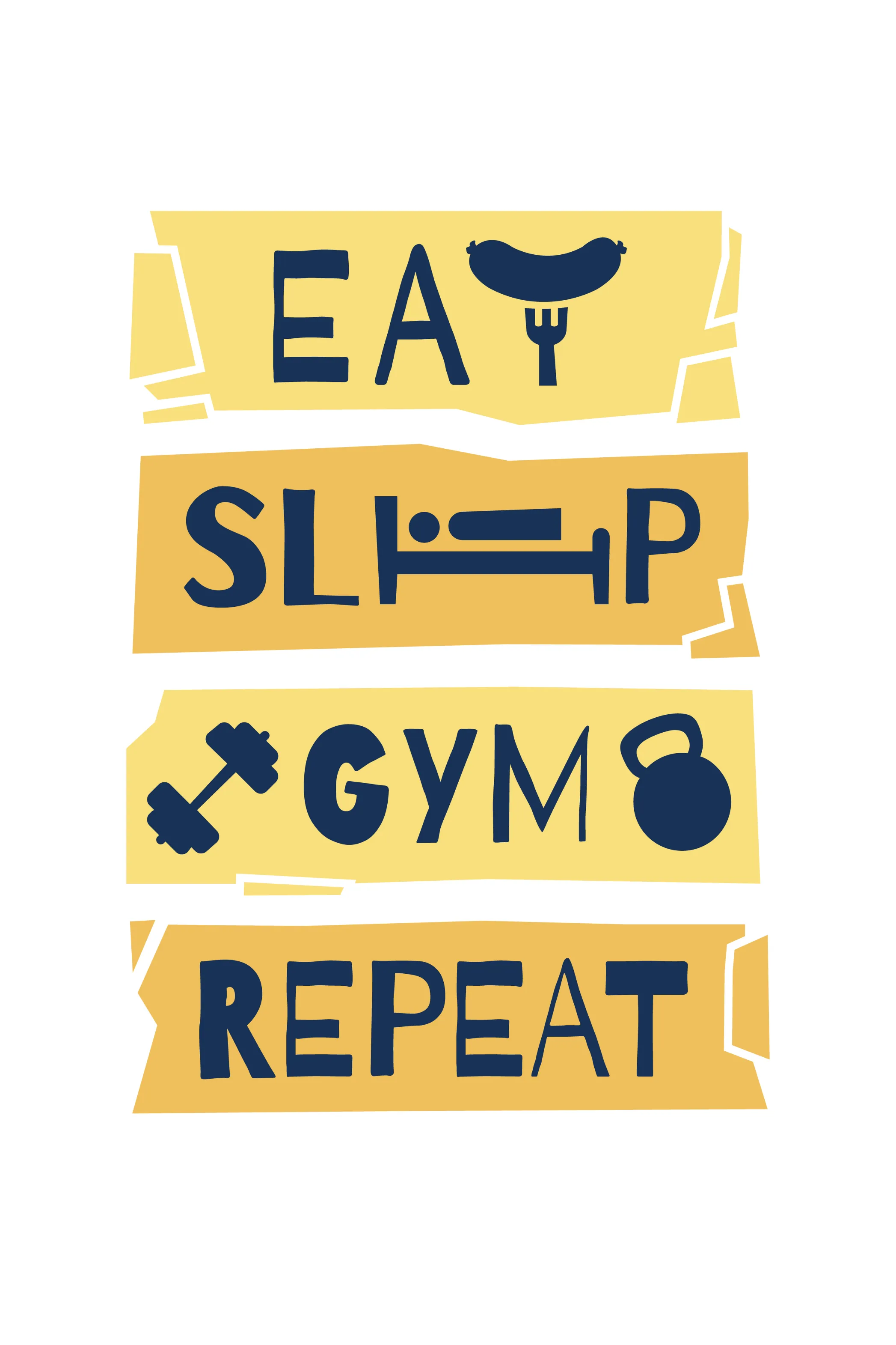 Fitness Anthem Printed T-shirt for men