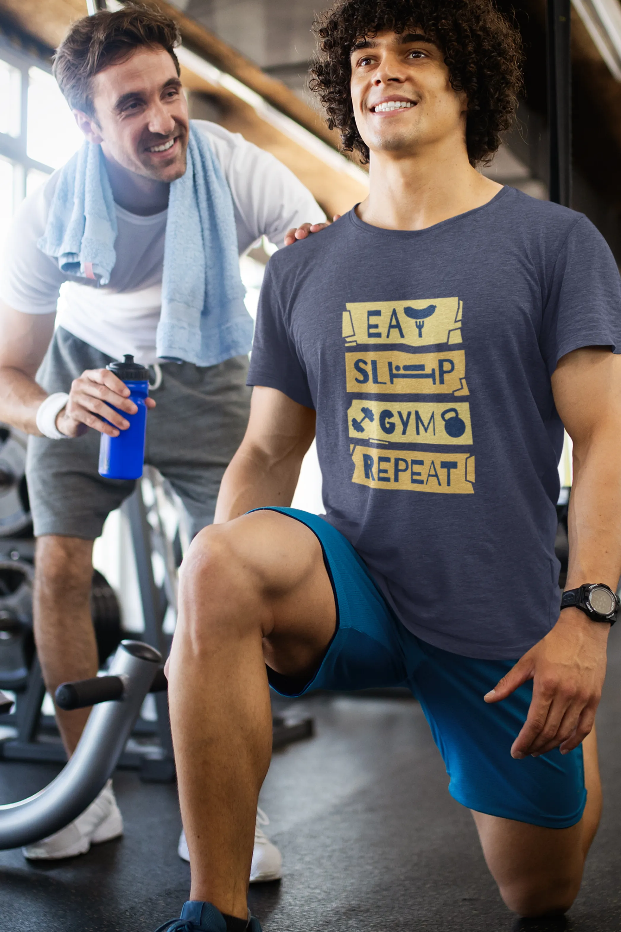 Fitness Anthem Printed T-shirt for men