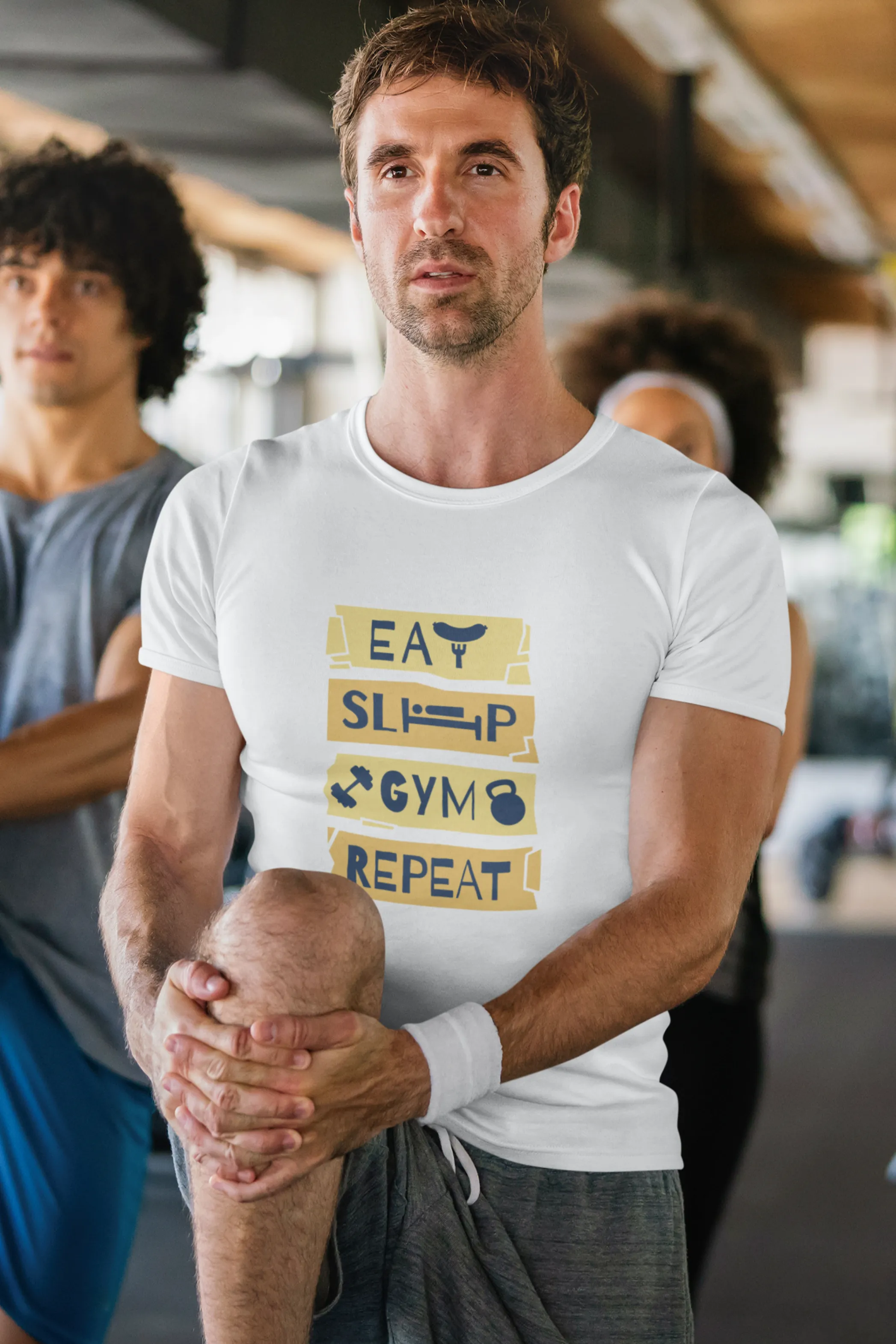 Fitness Anthem Printed T-shirt for men