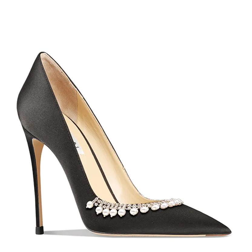 Funki Buys | Shoes | Women's Pearl Leather Wedding Stilettos