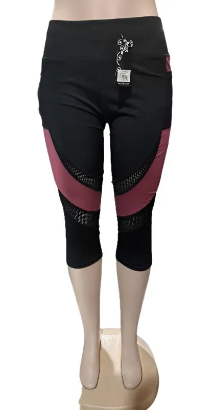 Girls Active Capris Leggings with Pockets Wholesale