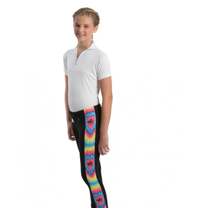 Kids Riding Tight w/Printed Leg Panel
