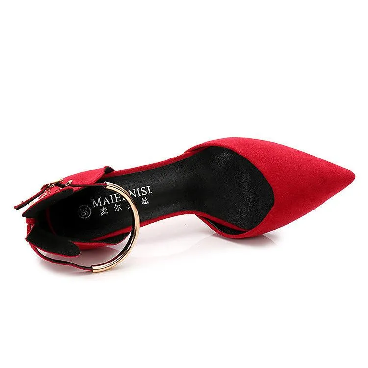 Large size high heel wedding shoes