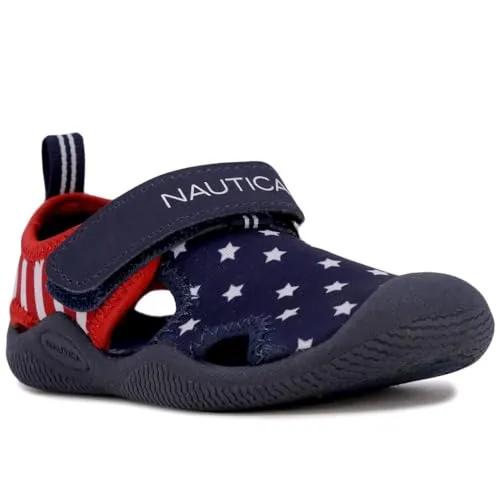 Nautica Kids Protective Water Sandal - Stars and Stripe - Size-12