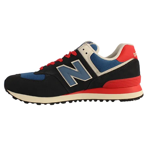 New Balance Men's Trainers - U574RBA - Black/Blue/Red