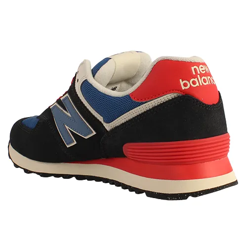 New Balance Men's Trainers - U574RBA - Black/Blue/Red