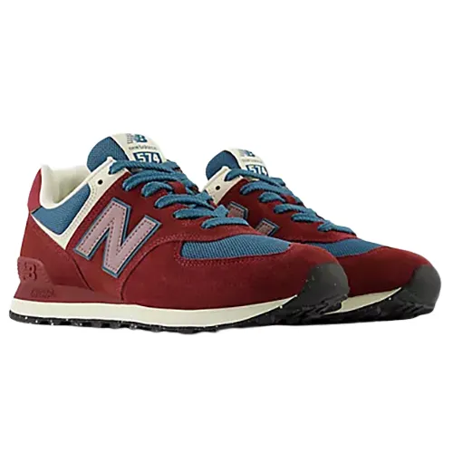 New Balance Men's Trainers - U574RBB - Burgundy/Blue