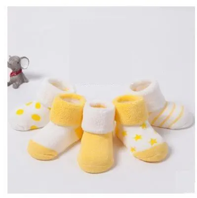 New winter cotton socks baby socks thick cotton socks and Terry relent children baby socks