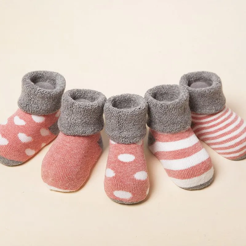 New winter cotton socks baby socks thick cotton socks and Terry relent children baby socks