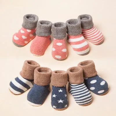 New winter cotton socks baby socks thick cotton socks and Terry relent children baby socks