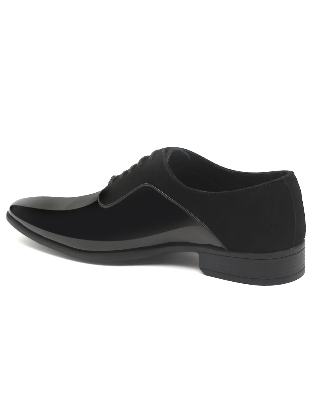 Pelle Albero Black Mens Formal Shoes
