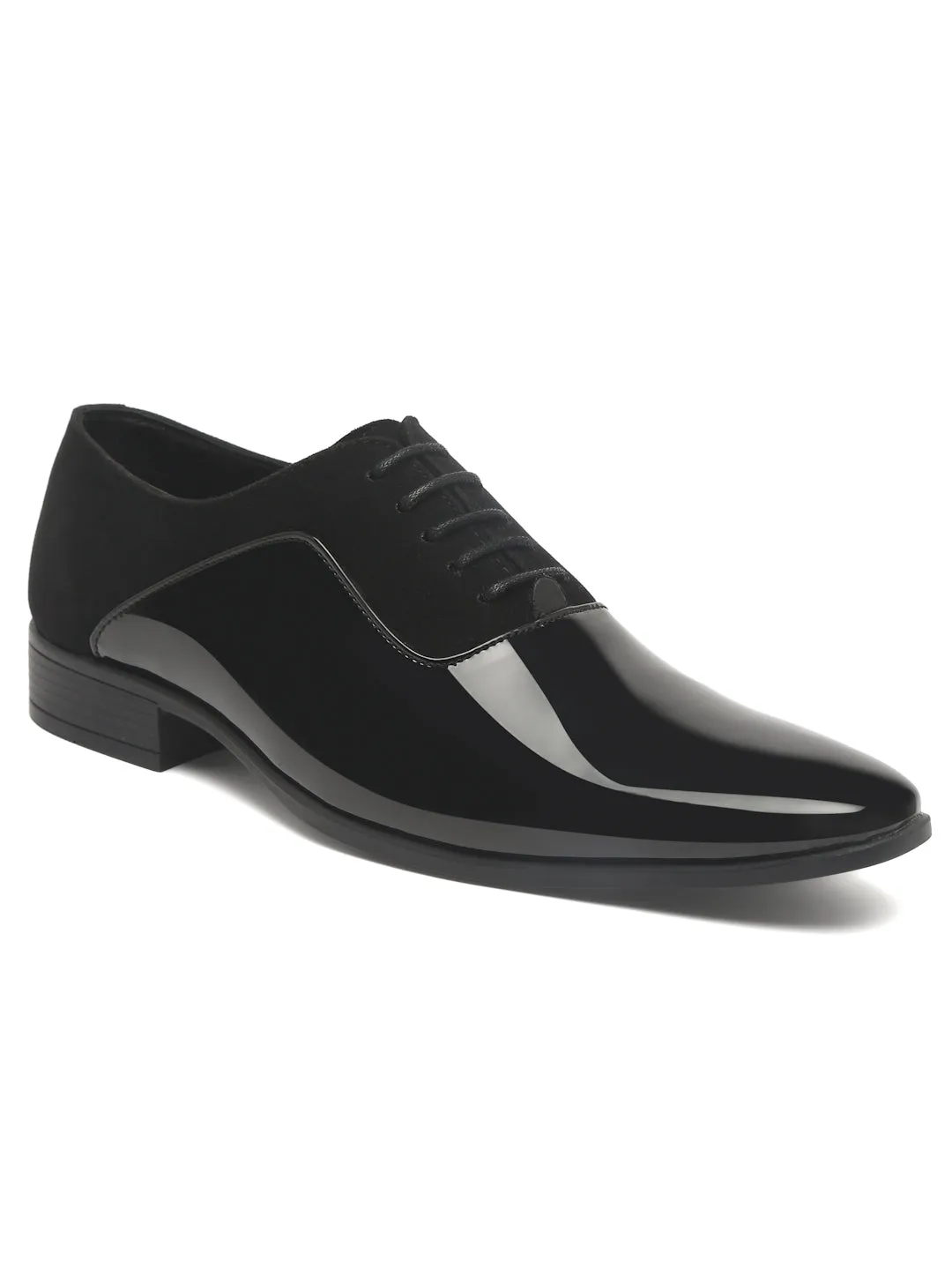 Pelle Albero Black Mens Formal Shoes