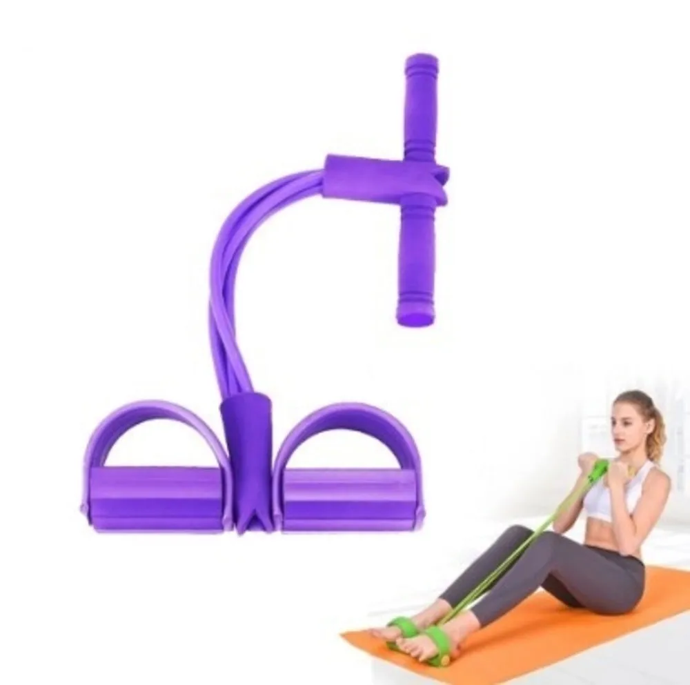 Portable Fitness Resistance Band with Pedal | ERGOHeal®
