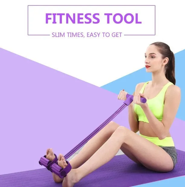 Portable Fitness Resistance Band with Pedal | ERGOHeal®