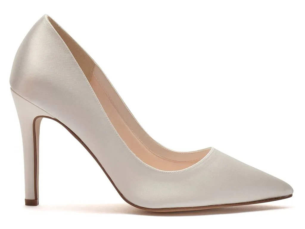 Rainbow Club Bridal Shoes, Ivory Satin, Coco