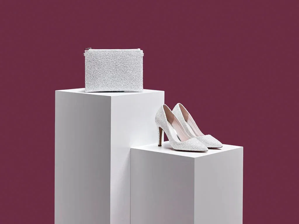 Rainbow Club Wedding Shoes with Glitter, Coco