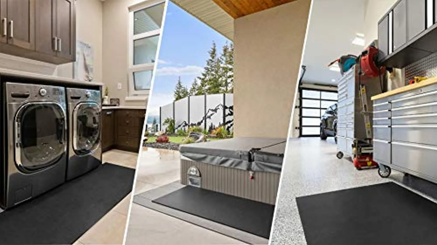 Rubber King All-Purpose Fitness Mats - A Premium Durable Low Odor Exercise Mat with Multipurpose Functionality Indoor/Outdoor (3' x 4', 5mm)