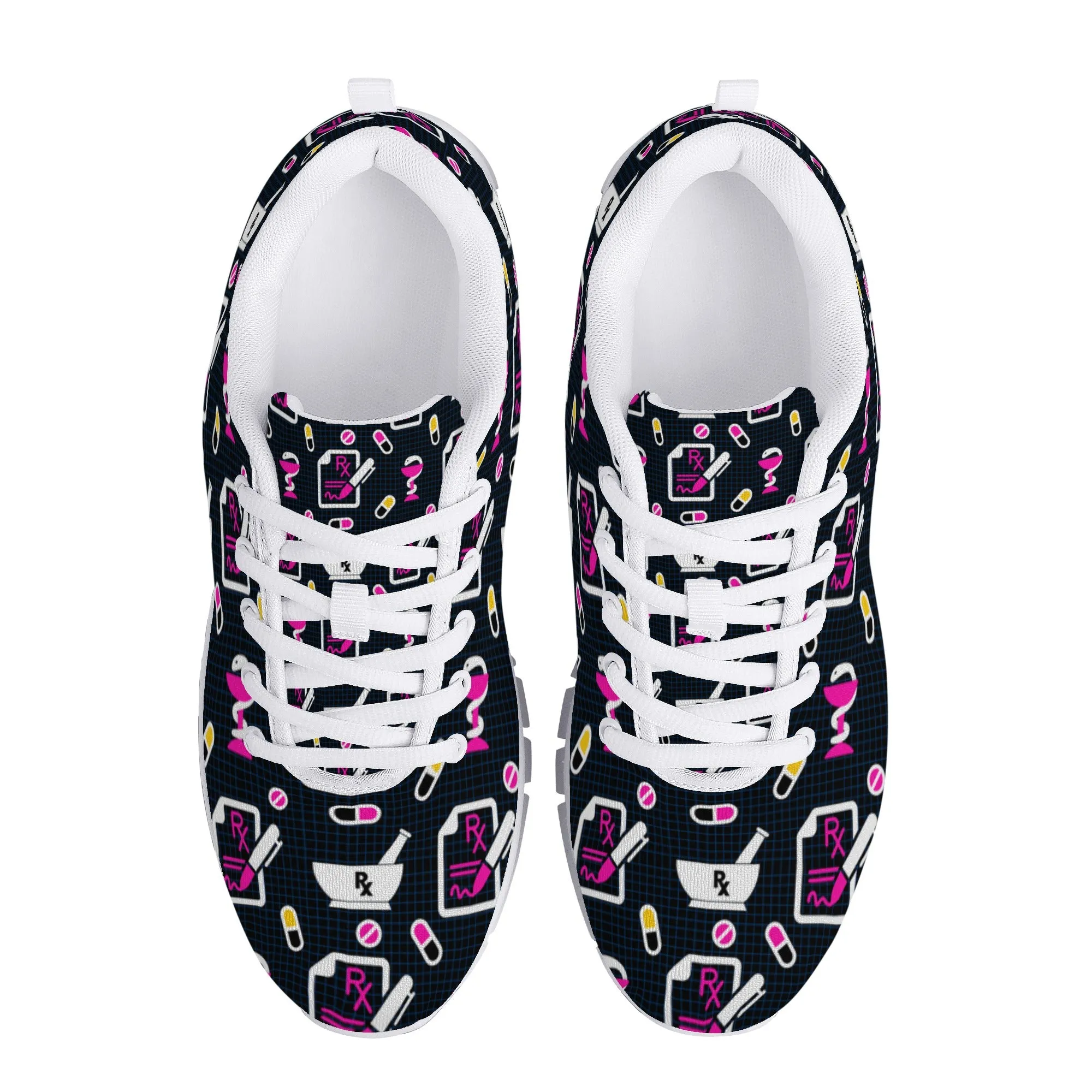 Rx Prescription Print Women's Running Shoes