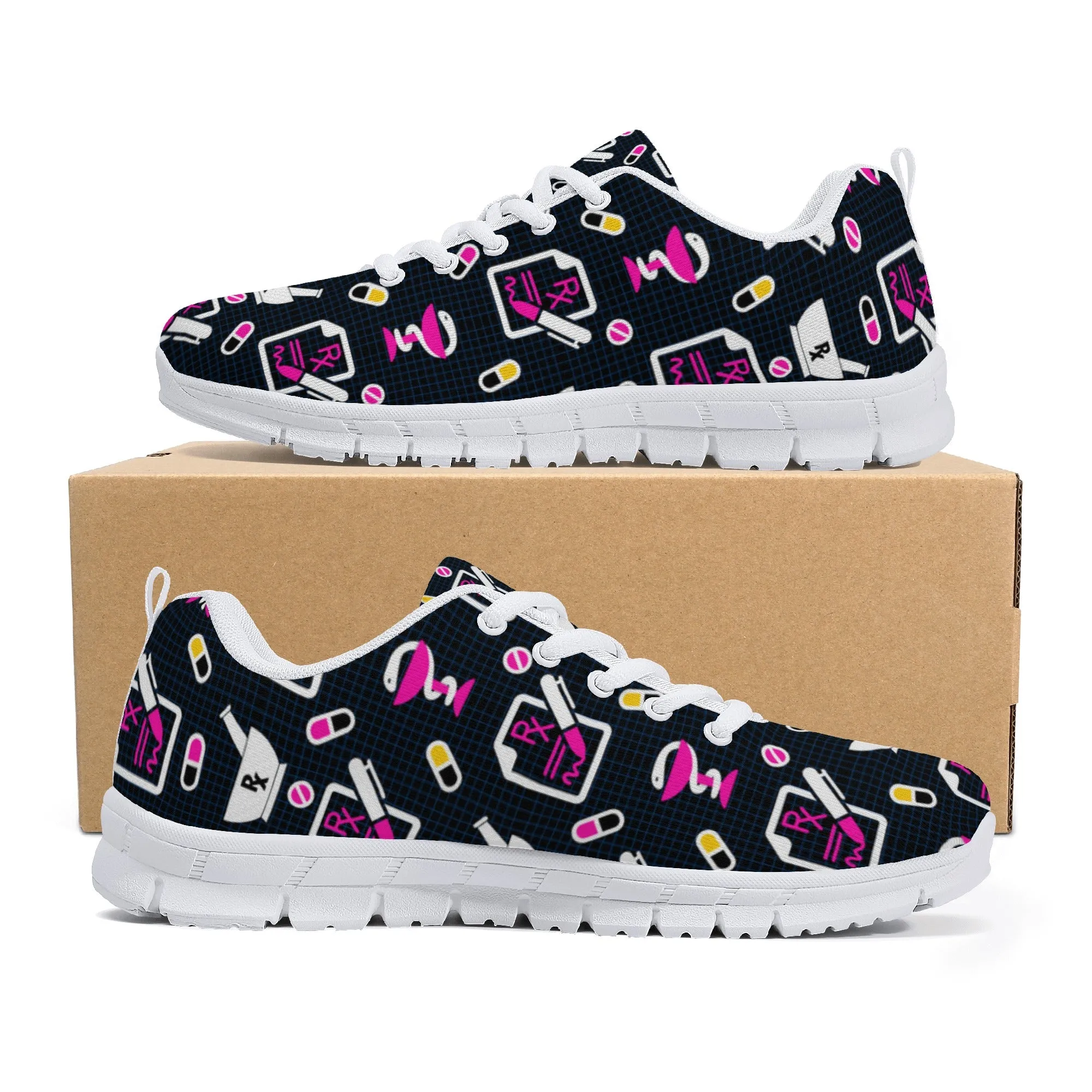 Rx Prescription Print Women's Running Shoes