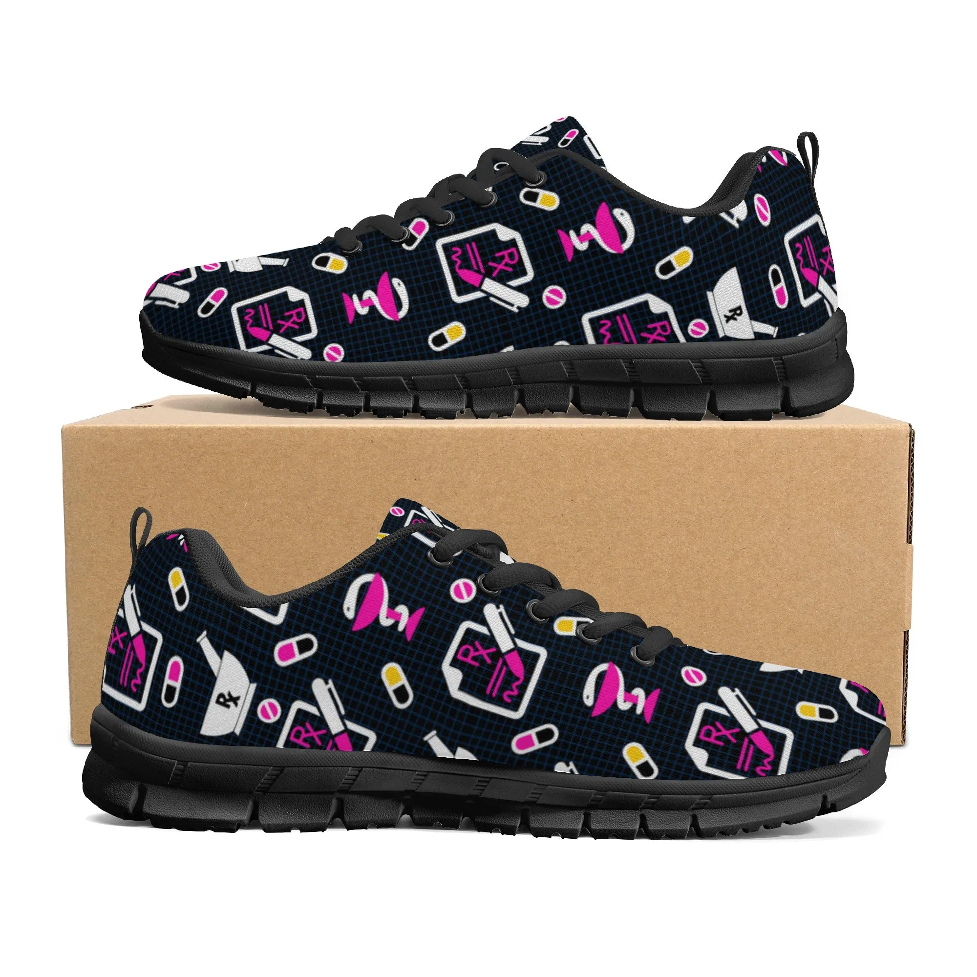 Rx Prescription Print Women's Running Shoes